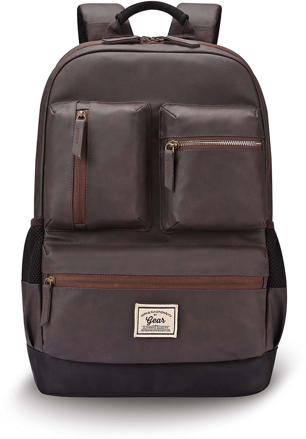 Medium 26 L Laptop Backpack VINTAGE BOXY LEATHER LAPTOP BACKPACK-image-24