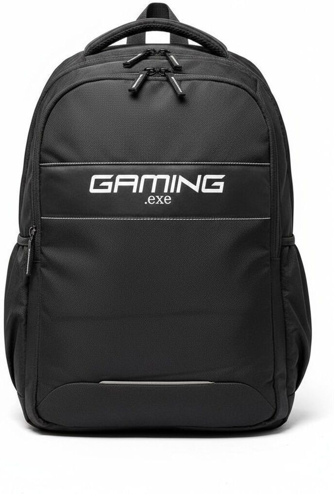 NEW_FK_N_P_Gaming_print_black Waterproof School Bag-image-1