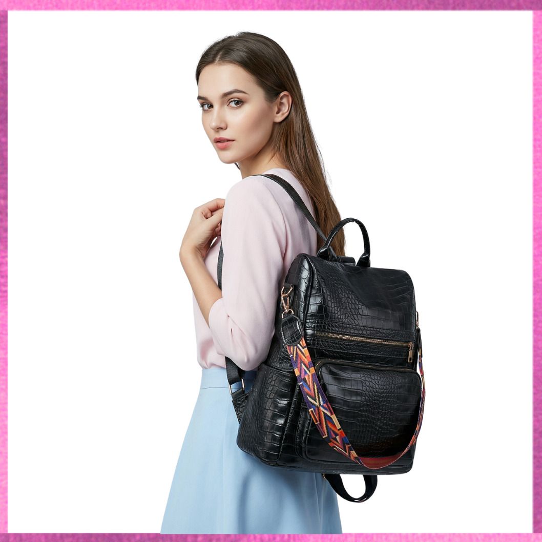 houseofcommon Medium 25 L Backpack Medium 25 L Backpack Women's Fashion Backpack Purses Multipurpose Design-picture-42