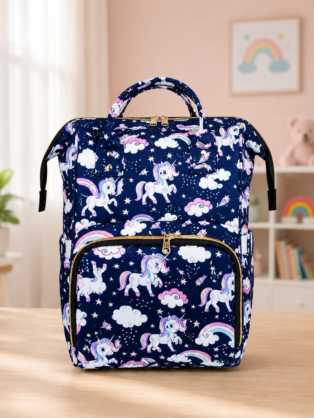 shivsin Small 20 L Backpack Baby backpack unicorn blue-picture-31