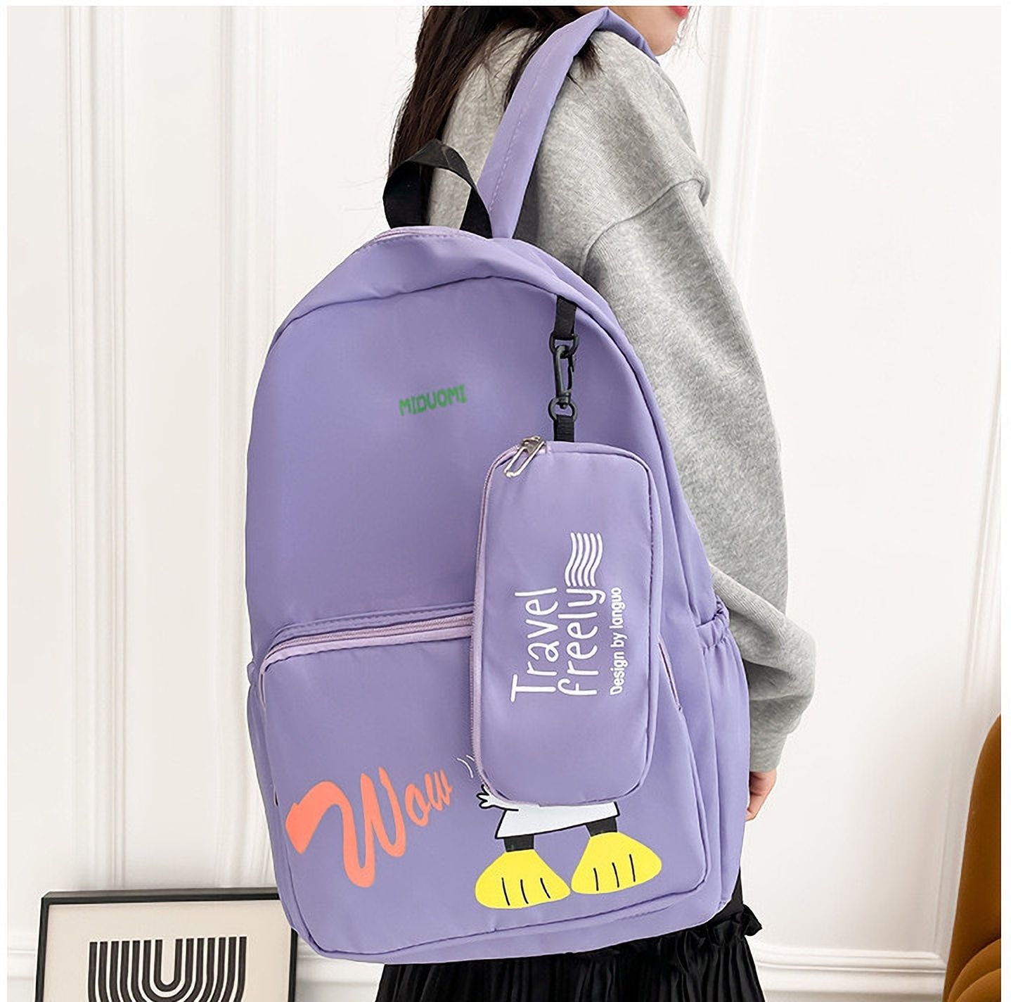 Medium 25 L Backpack Student Backpack Women-image-23