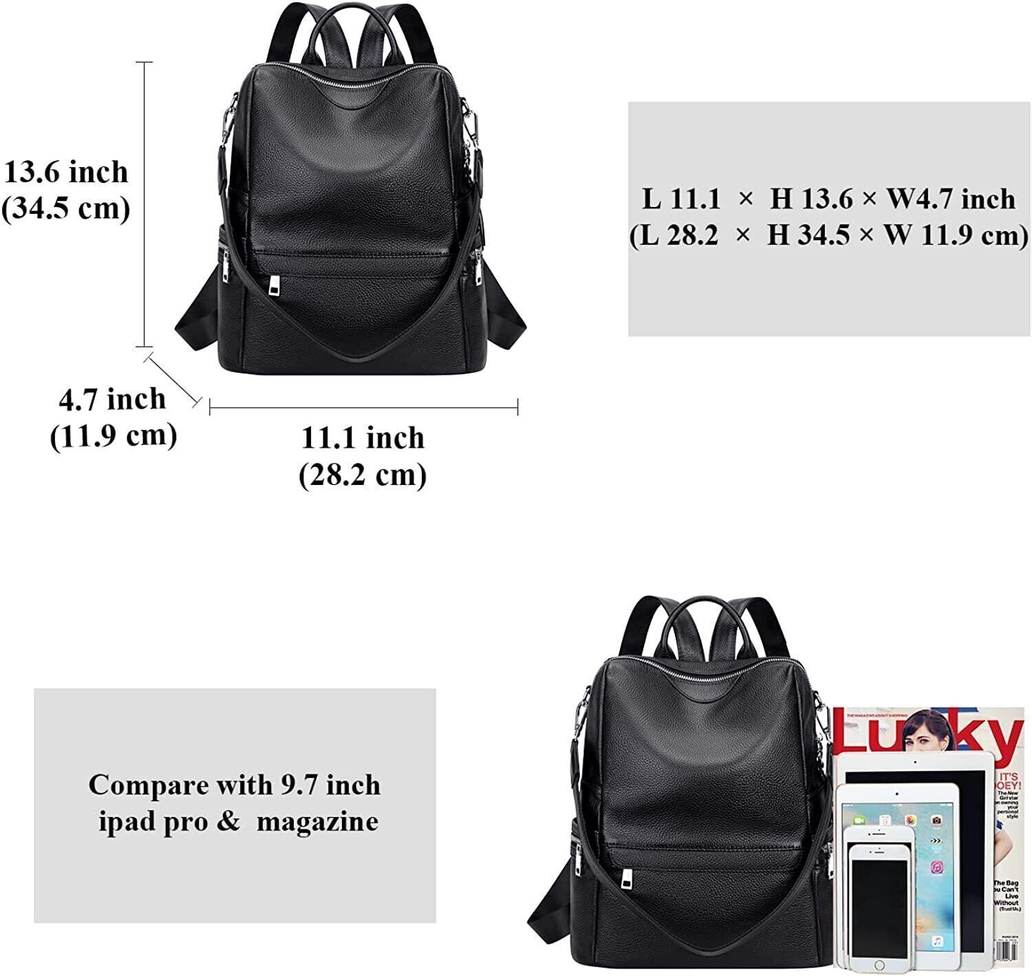 womenbuzz Medium 24 L Backpack Women's Fashion Backpack Purses Multipurpose Design Handbags and Shoulder Bag-picture-23