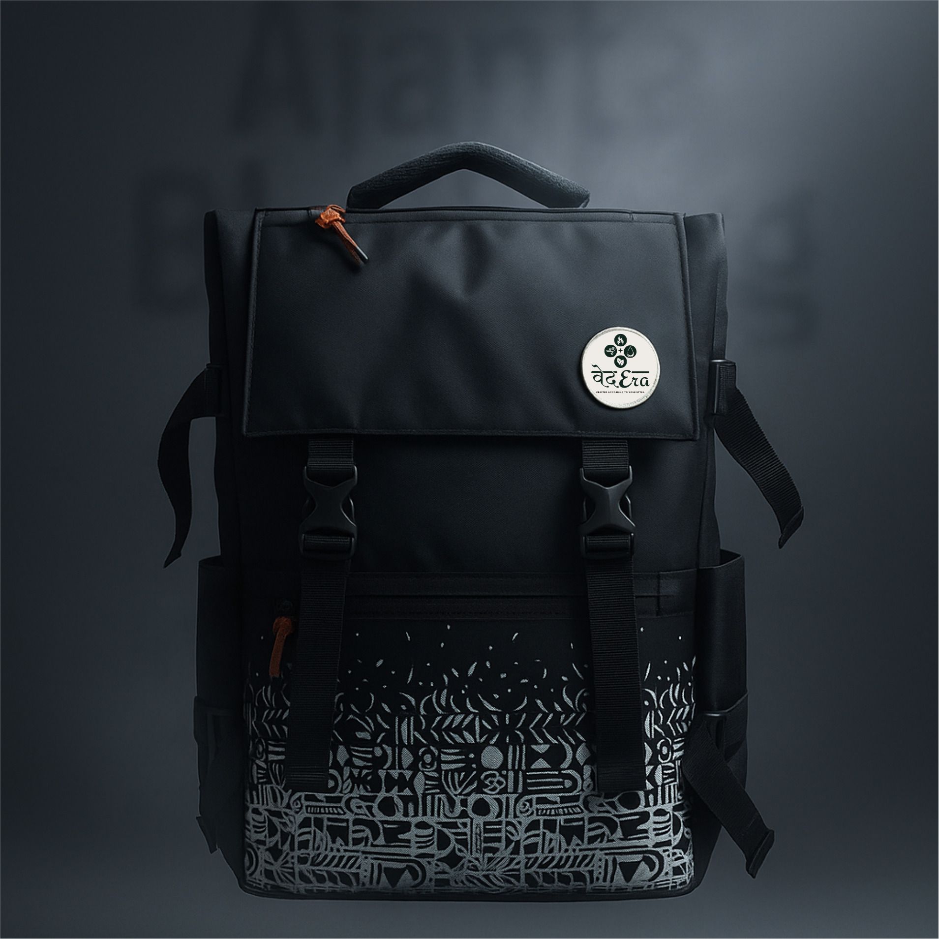 vedera Large 35 L Laptop Backpack AJANTA BLACK BAGPACK-picture-22