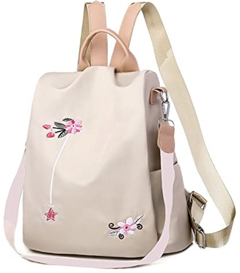 Small 12 L Backpack Backpack Fashion 12L New Flower Embroidered Artistic National Style Capacity Bag