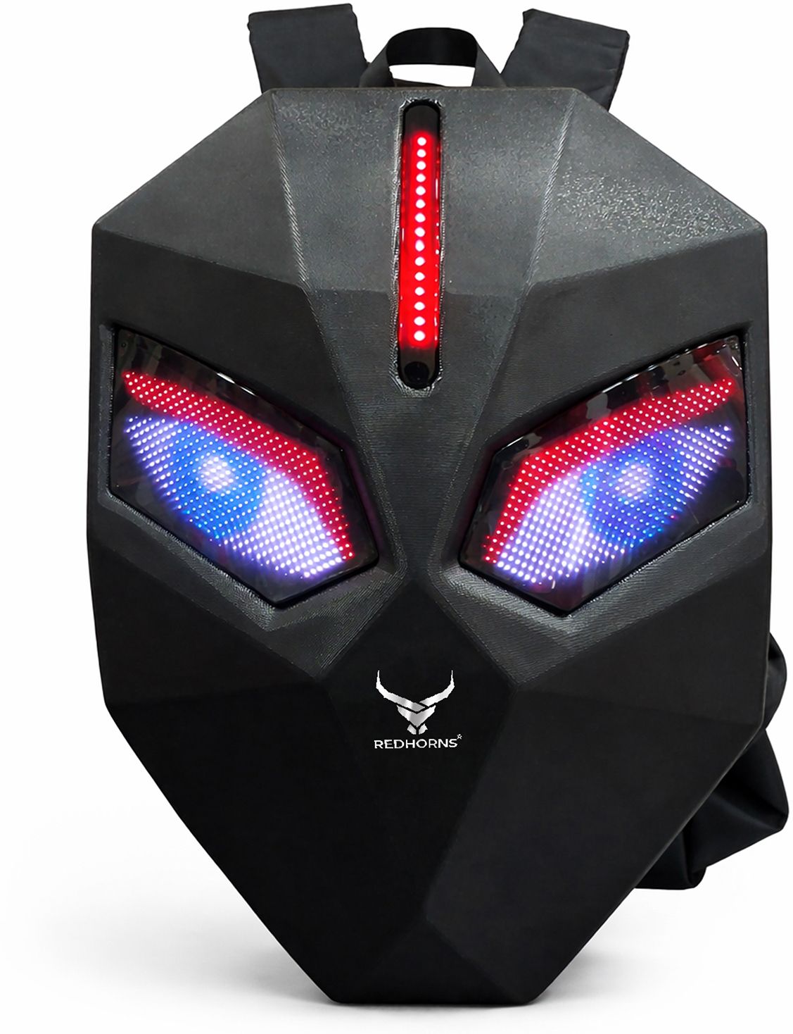Large 47 L Laptop Backpack LED Knight Laptop Hard Shell LED Bag Motorbike Riding Waterproof Backpack-image-1