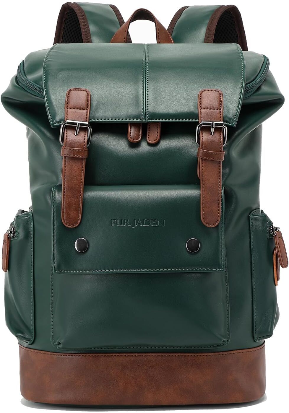 Small 20 L Laptop Backpack Vegan Leather Anti-Theft Design Premium Stylish Bag for Men & Women-image-31