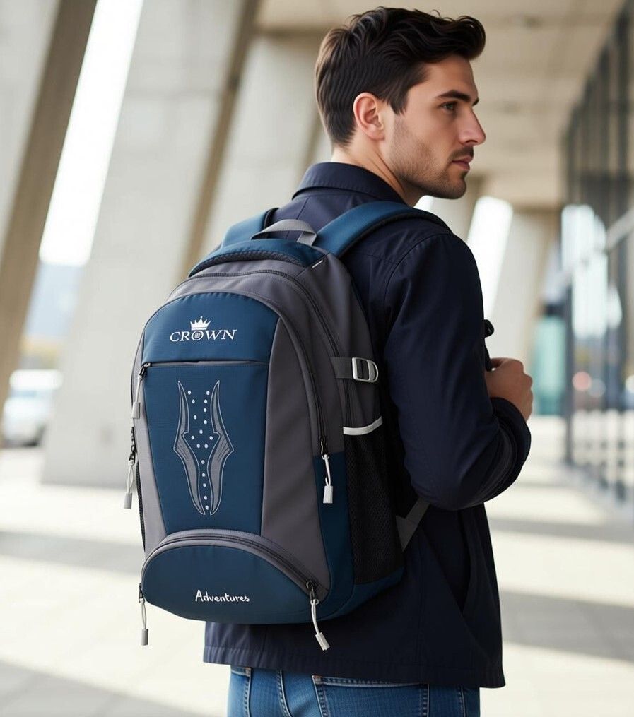 Large 35 L Backpack Travel College Office For Men & Women Durable Bag