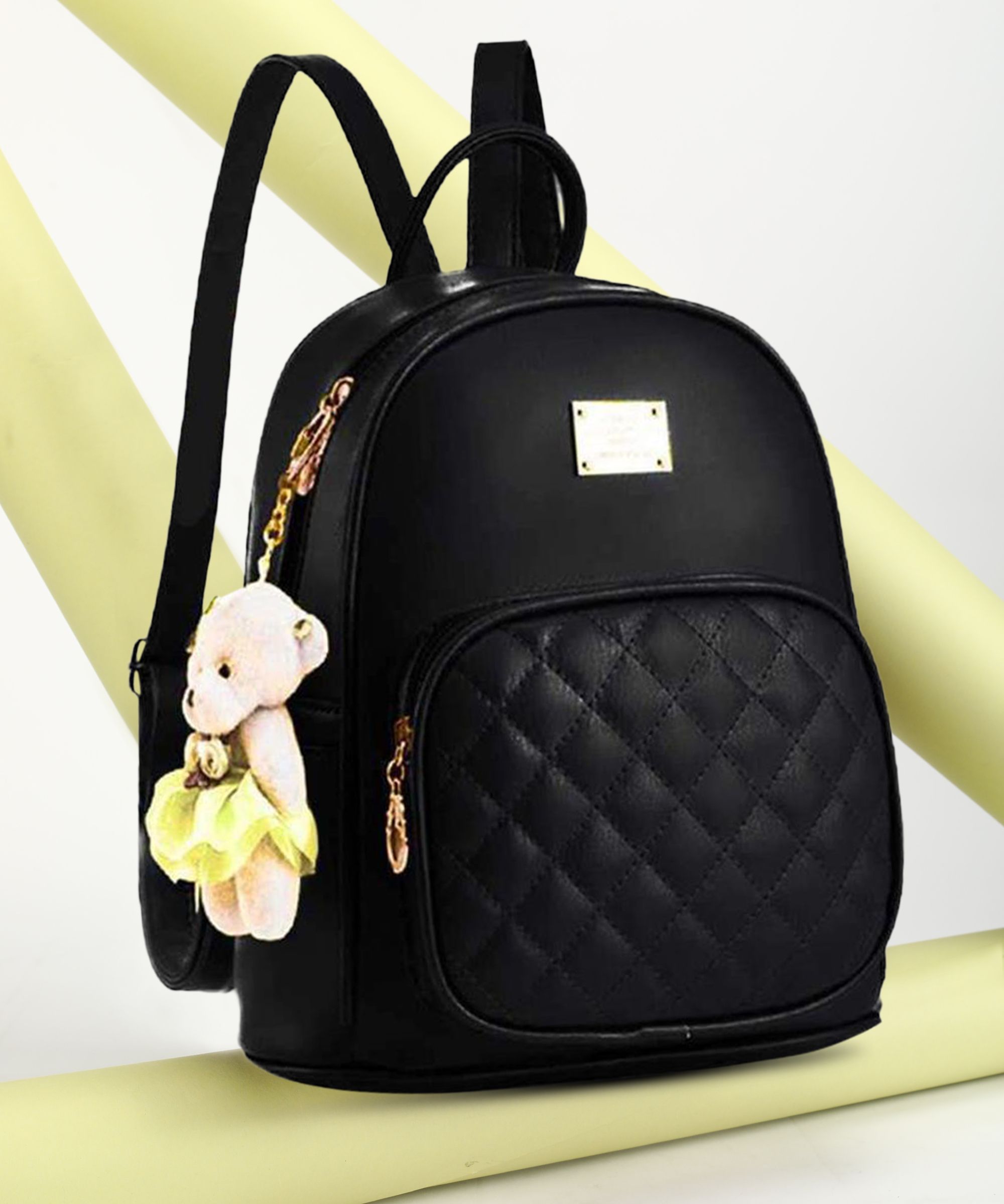 PU Leather Backpack/School/College/Tution/Coaching Backpack Backpack-image-15