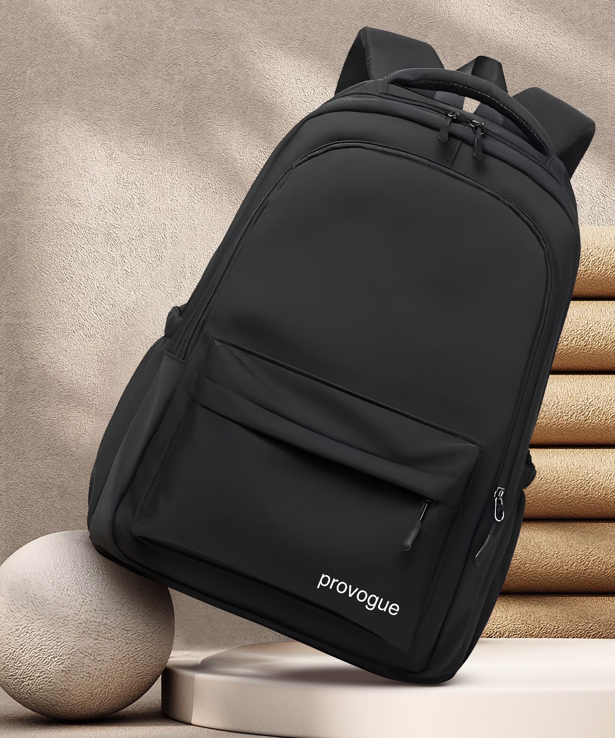 Medium 28 L Laptop Backpack Urban Luxe 28L Travel Backpack Black Edition-image-1