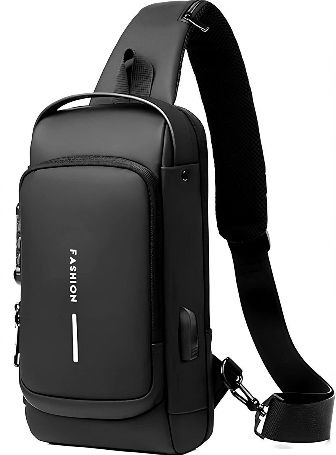 goodina Black Men & Women Sling Bag Sling Bag for Unisex Daily Use with Lightweight Bag-picture-44