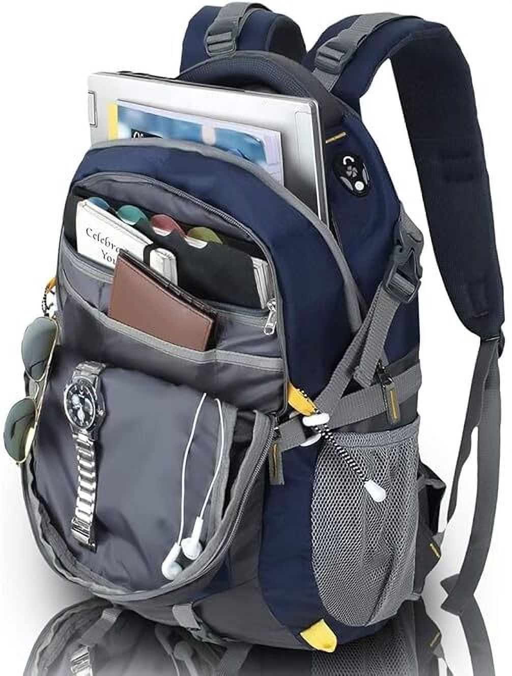 Large 45 L Laptop Backpack ✈️Laptop Backpack Unisex ✈️Travel Rucksack hiking fits upto 17.3 with ✅Raincover-image-13