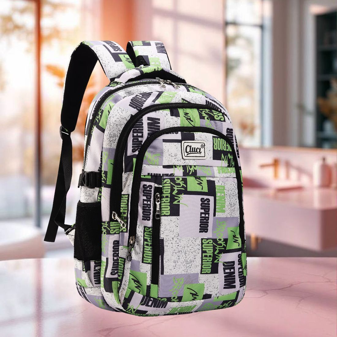 Large 35 L Laptop Backpack Stylish School, College & Travel Bag with Multiple Compartments --image-13