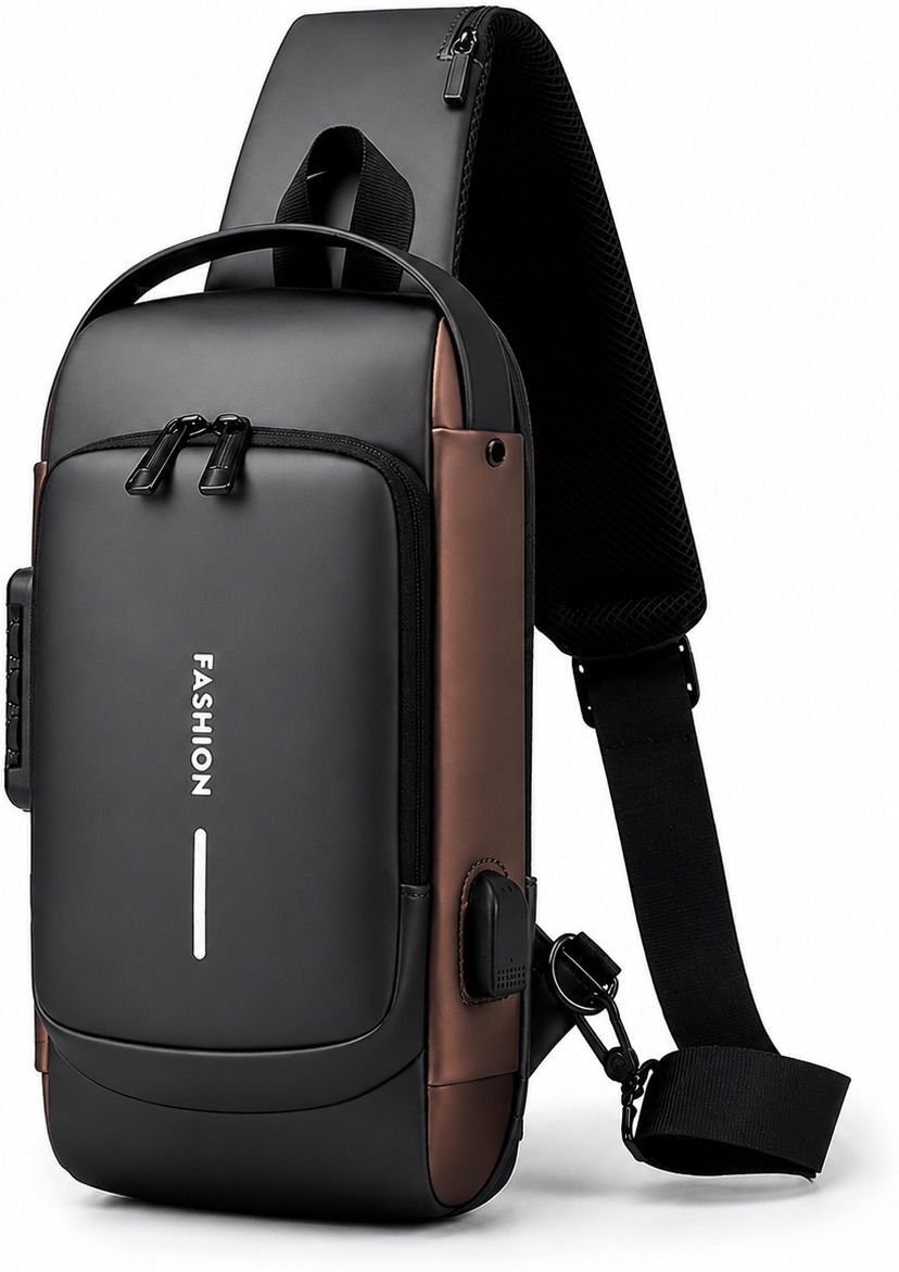 HouseOfComman Urban Anti-Theft Sling Bag Sling Bag-image-44