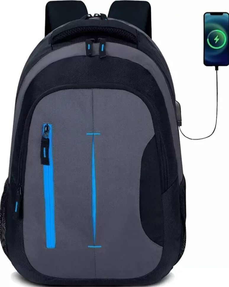 shivaye Large 37 L Laptop Backpack USB Charging Port, Water Resistant-picture-21