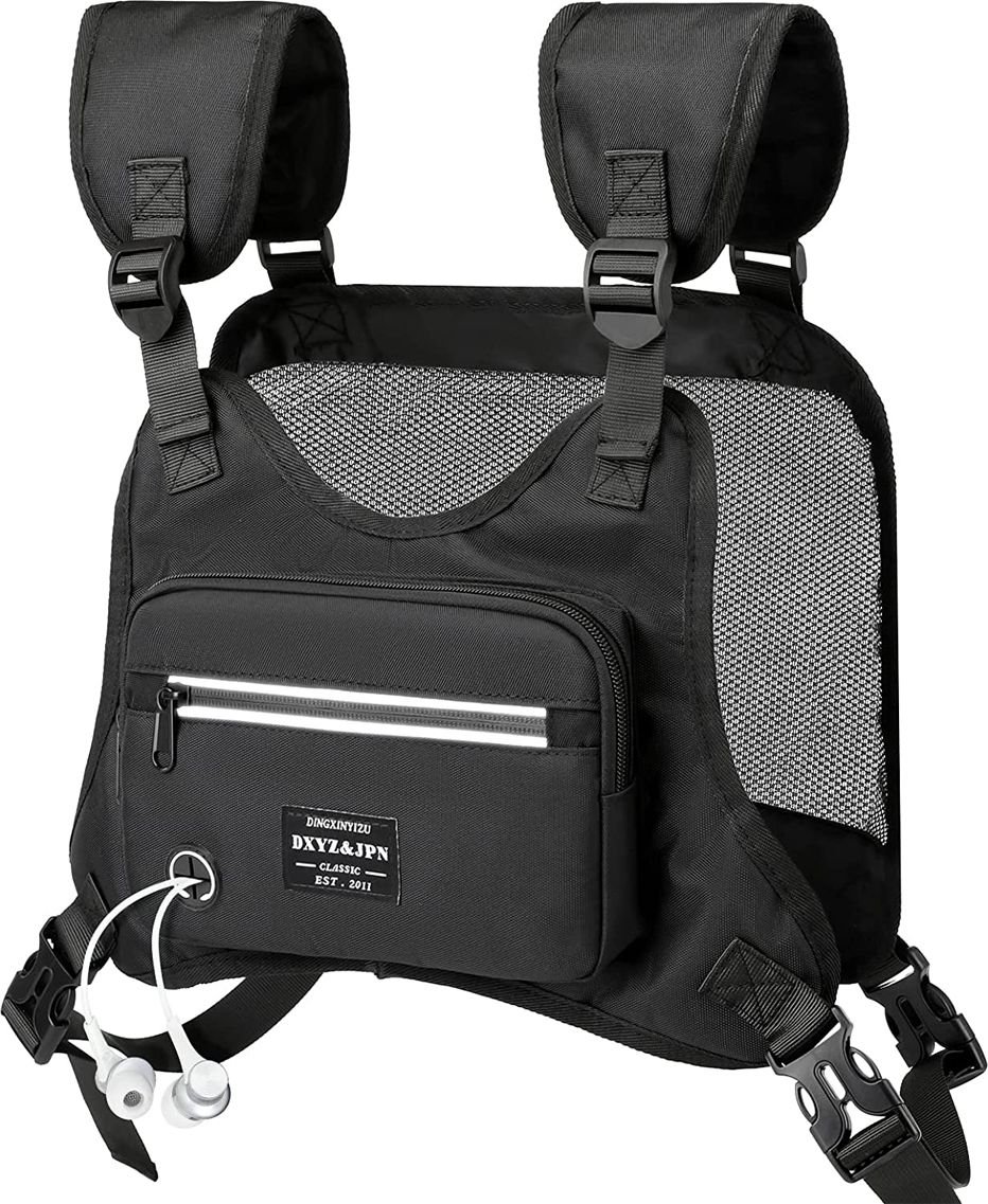 HASHIP Chest Rig Bag Style Chest Bag Gender-neutral Chest Bag for Men Women Adjustable Waist Bag-picture-10