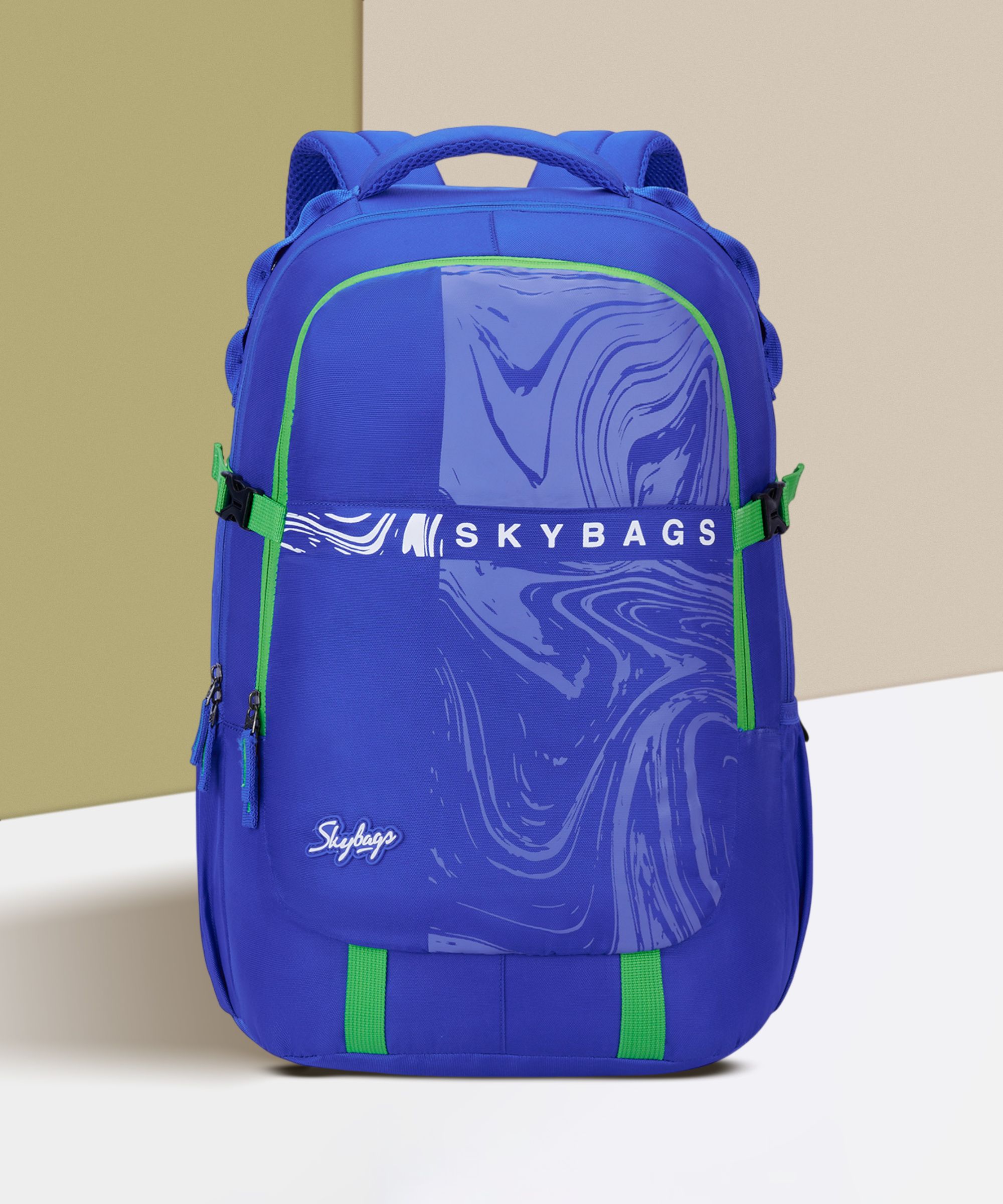 skybags Large 40 L Laptop Backpack Vesper 40L Laptop Backpack with Rain Cover - Blue-picture-45