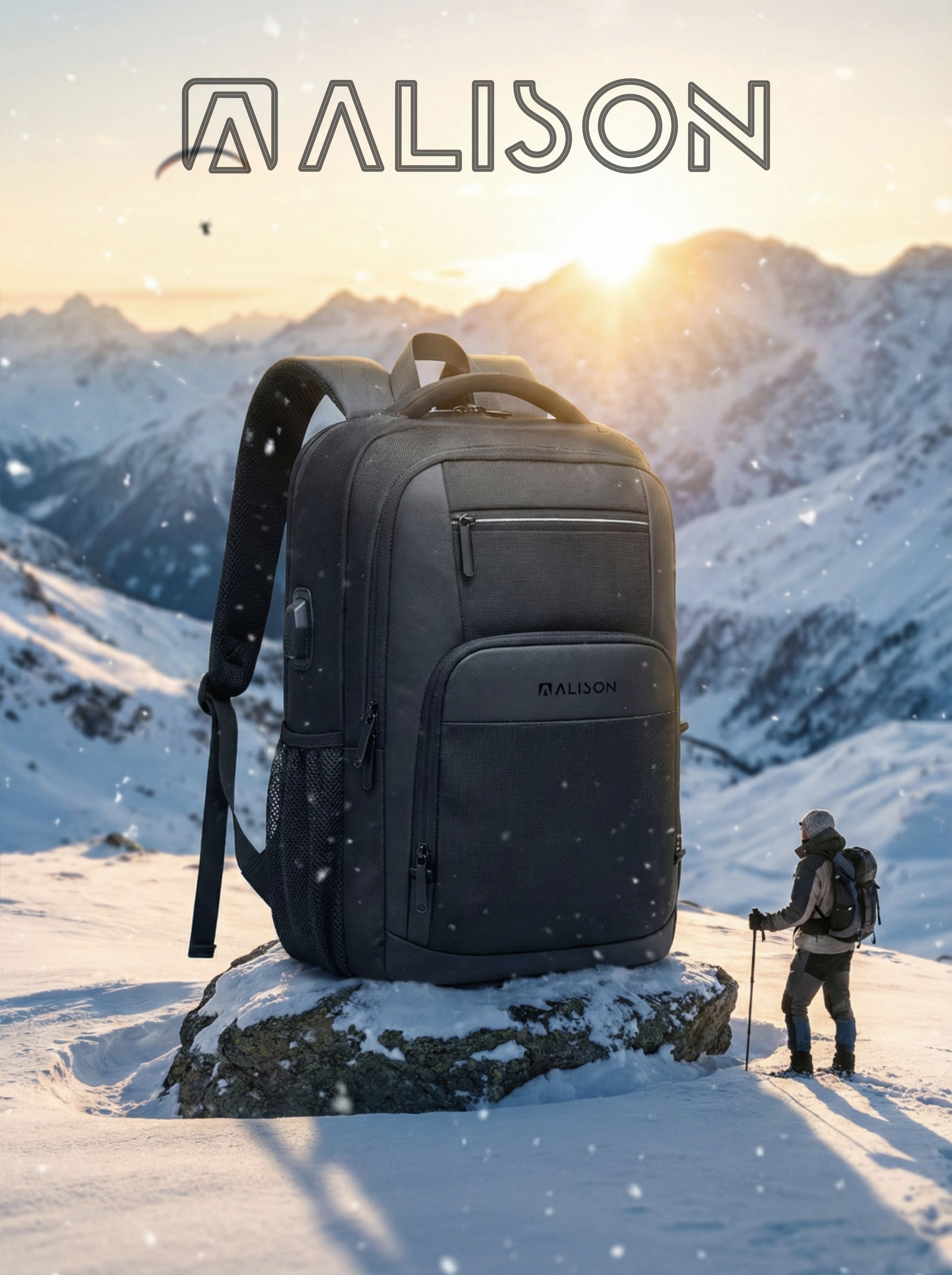 alison Large 40 L Laptop Backpack Premium Men Backpack-picture-6