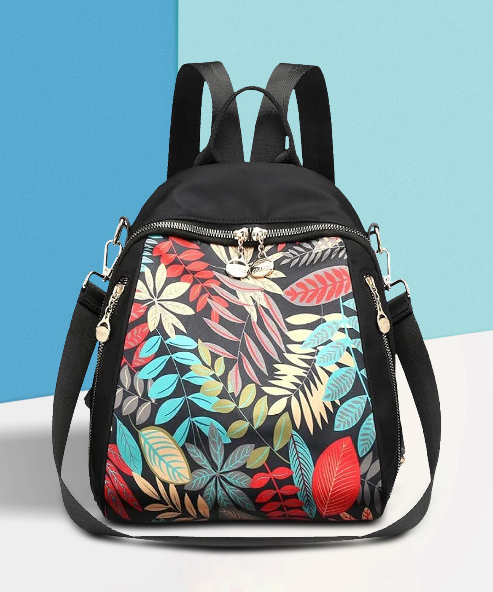 Small 20 L Backpack Women's Small Backpack Theft Proof Bag For Girls ( Multicolor )-image-24