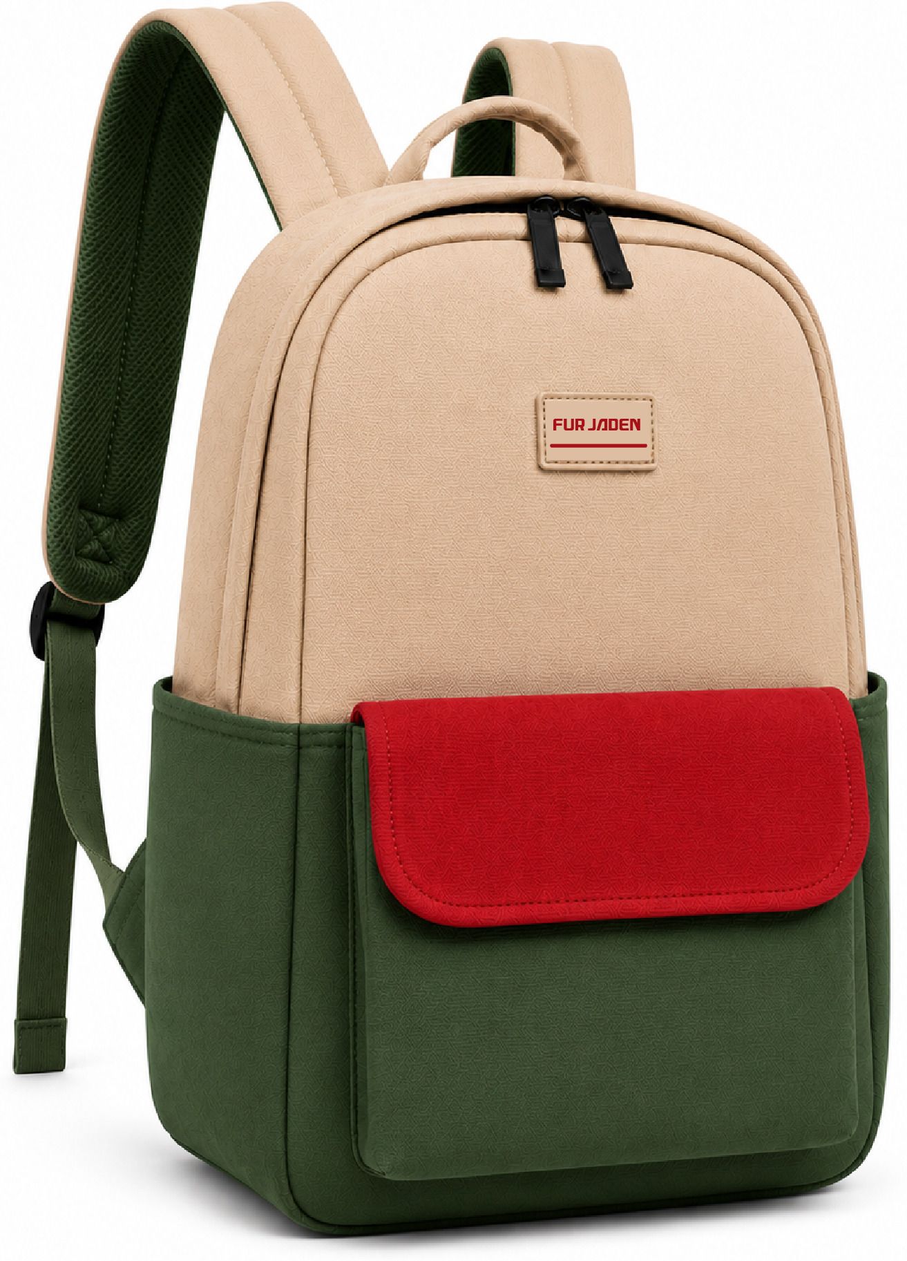 fur jaden Small 20 L Laptop Backpack With Front Utility Pocket For Men & Women For College, Office & Travel-picture-0