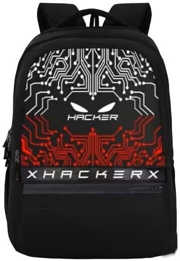 Large 32 L Laptop Backpack XHACKER 32L Printed Tech Design Backpack | Hacker Theme | Laptop Backpack-image-41