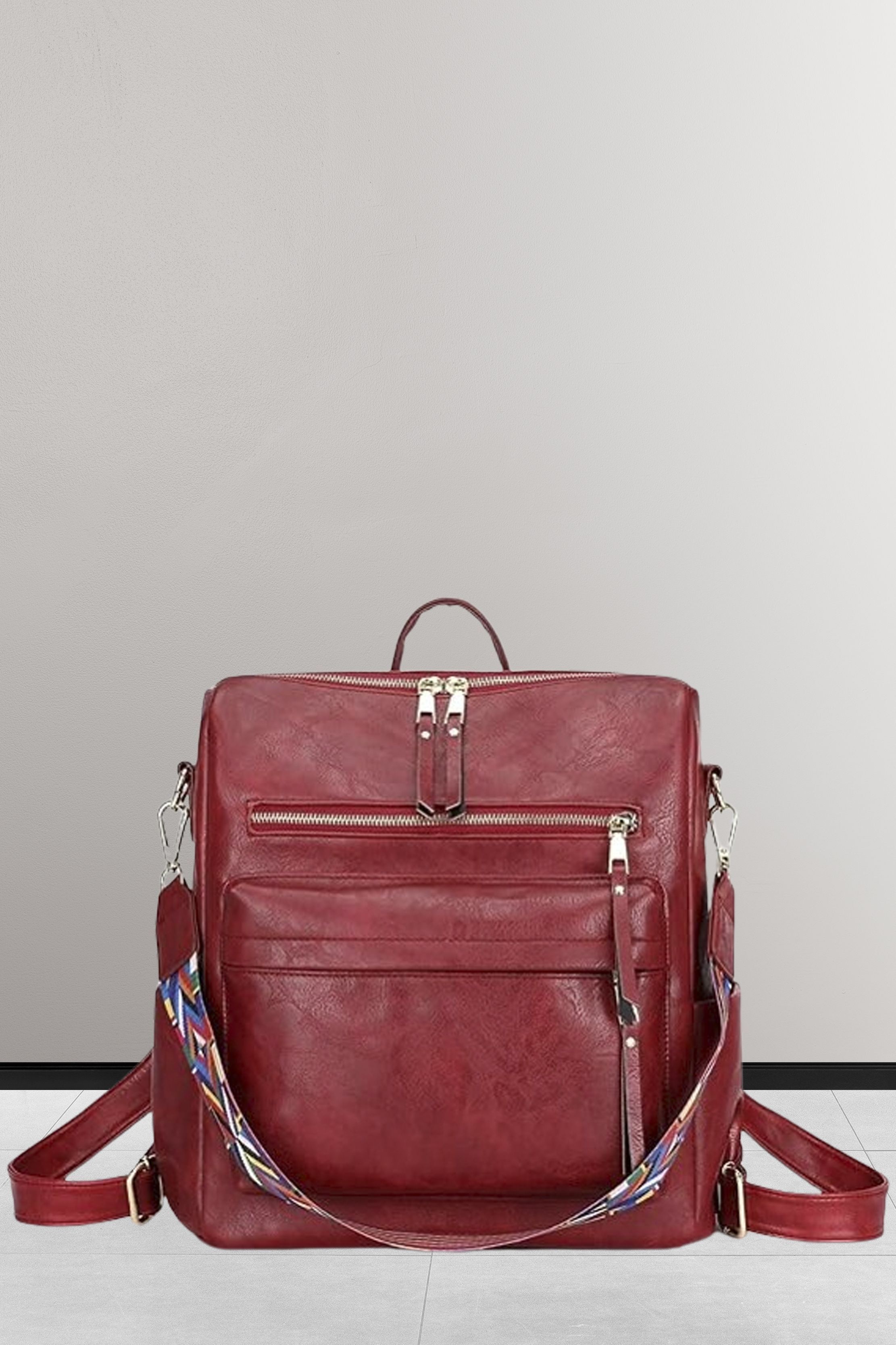 Medium 25 L Backpack Women's Fashion Backpack Purses Multipurpose Design Handbags and Shoulder Bag-image-18