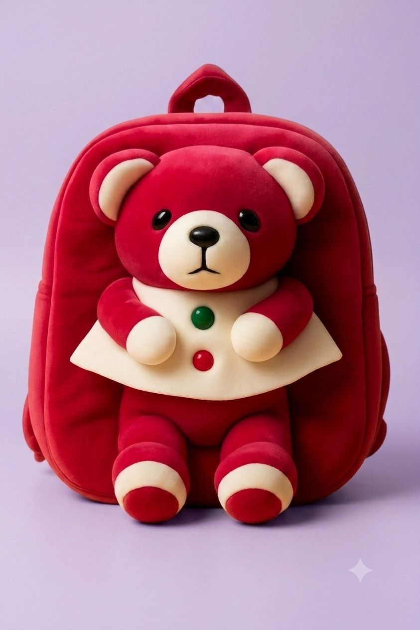 Small 9 L Backpack Soft Plush Bag | Nursery to Class 2 ,LKG UKG,Preschool bag,kids backpack,bag-image-22