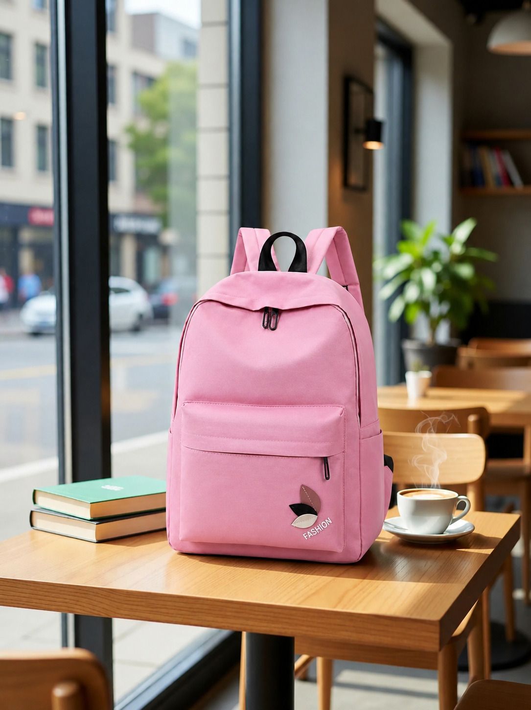 ananya enterprises Medium 30 L Laptop Backpack College Bag For Girls And Women Stylish Women Office Bag School Bag Pink colour-picture-44