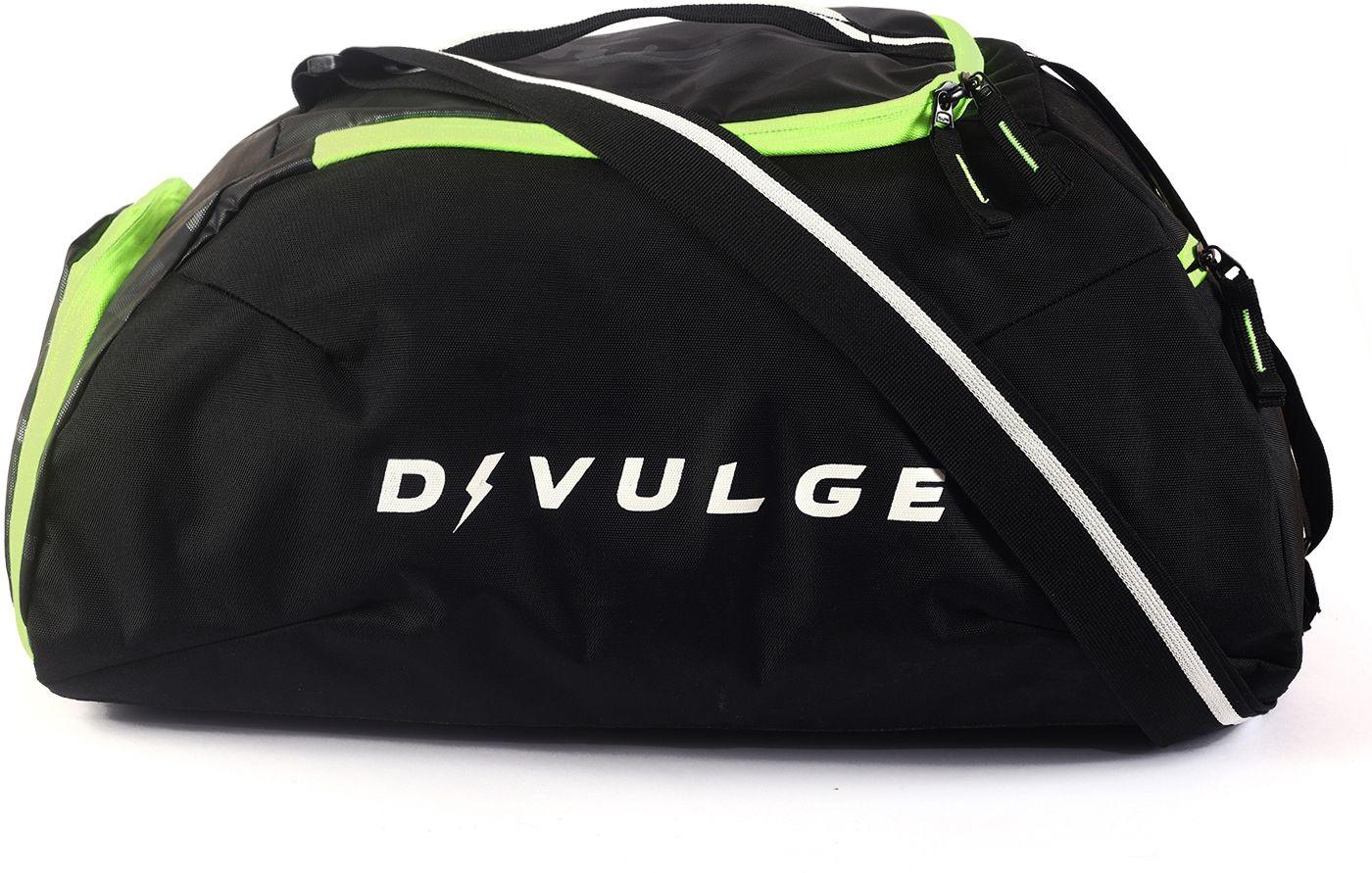 divulge 27 L Gym Duffel Bag - Flash Duffel bag, Gym bag, Sports bag With shoe compartment for Men & Women - Black-picture-0