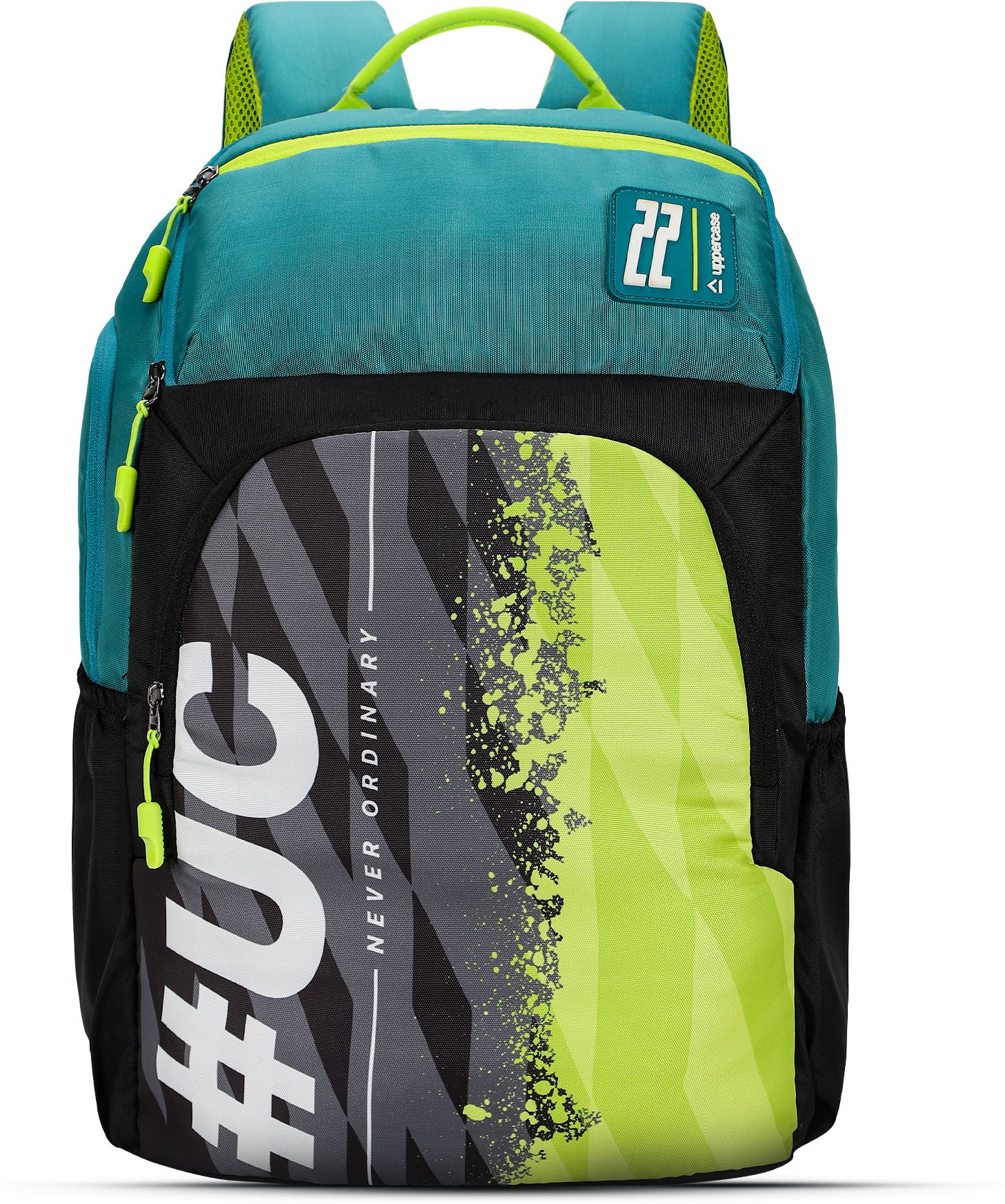 33.088 L Backpack 04 School Backpack Black Teal