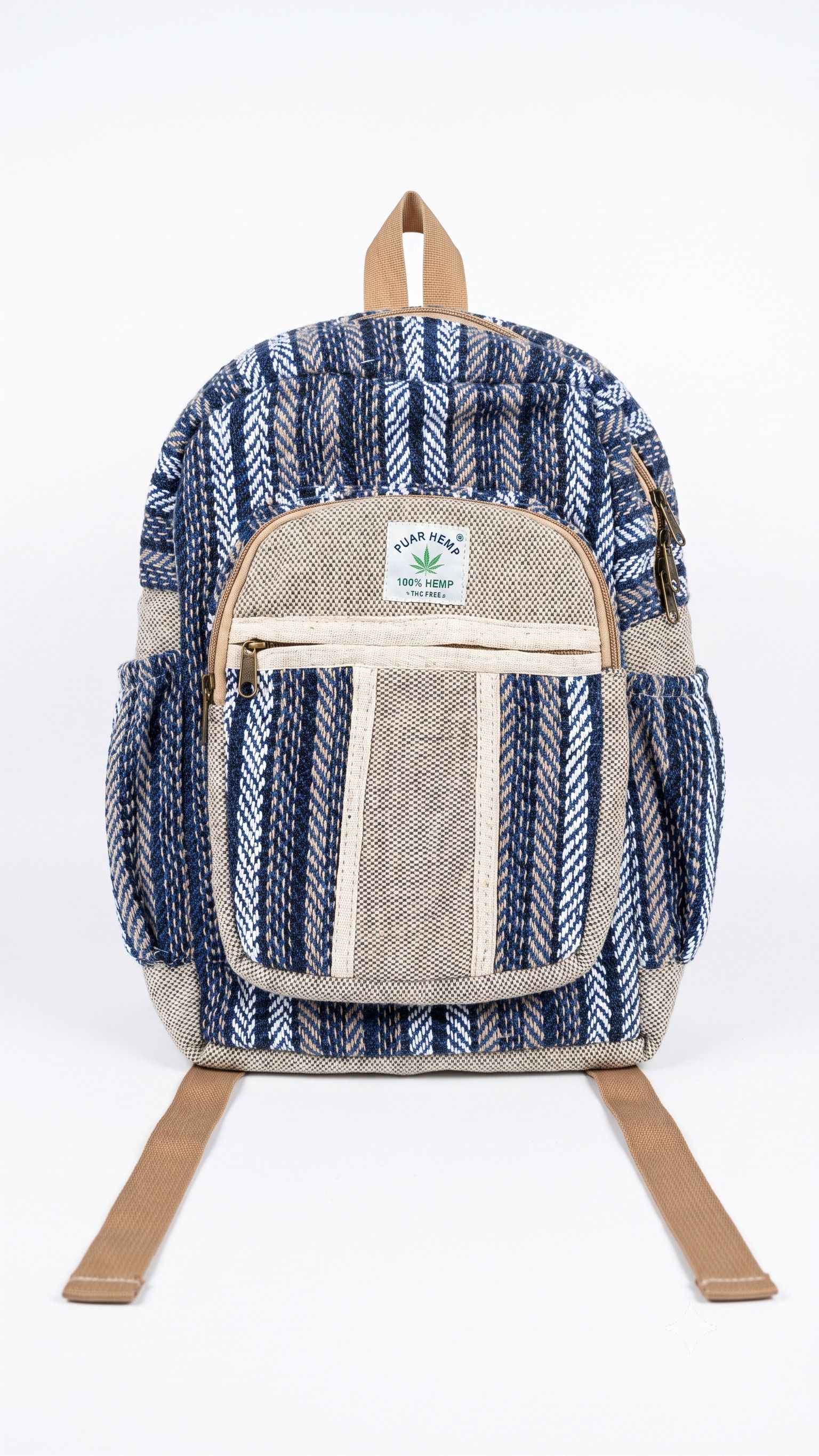 Small 13 L Backpack 100% Organic Hemp Backpack-image-37