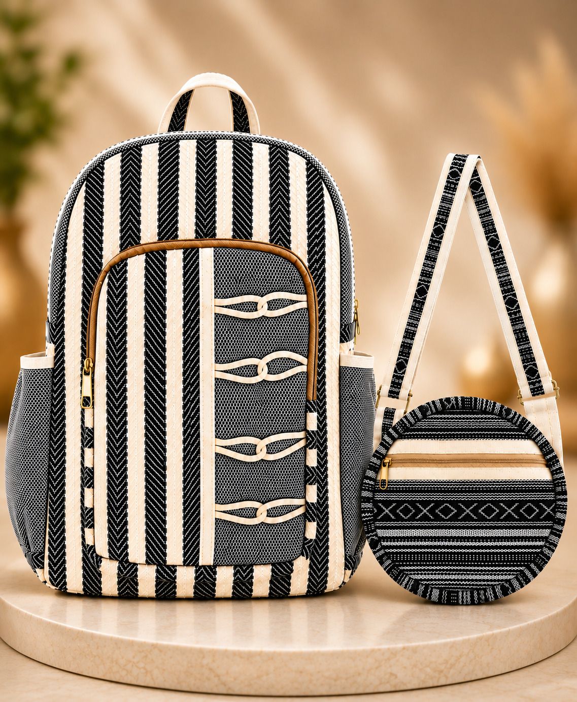cult factory Medium 25 L Laptop Backpack Stylish Black Bag Pack Combo for Women and Boys Unisex Travel Backpack-picture-37