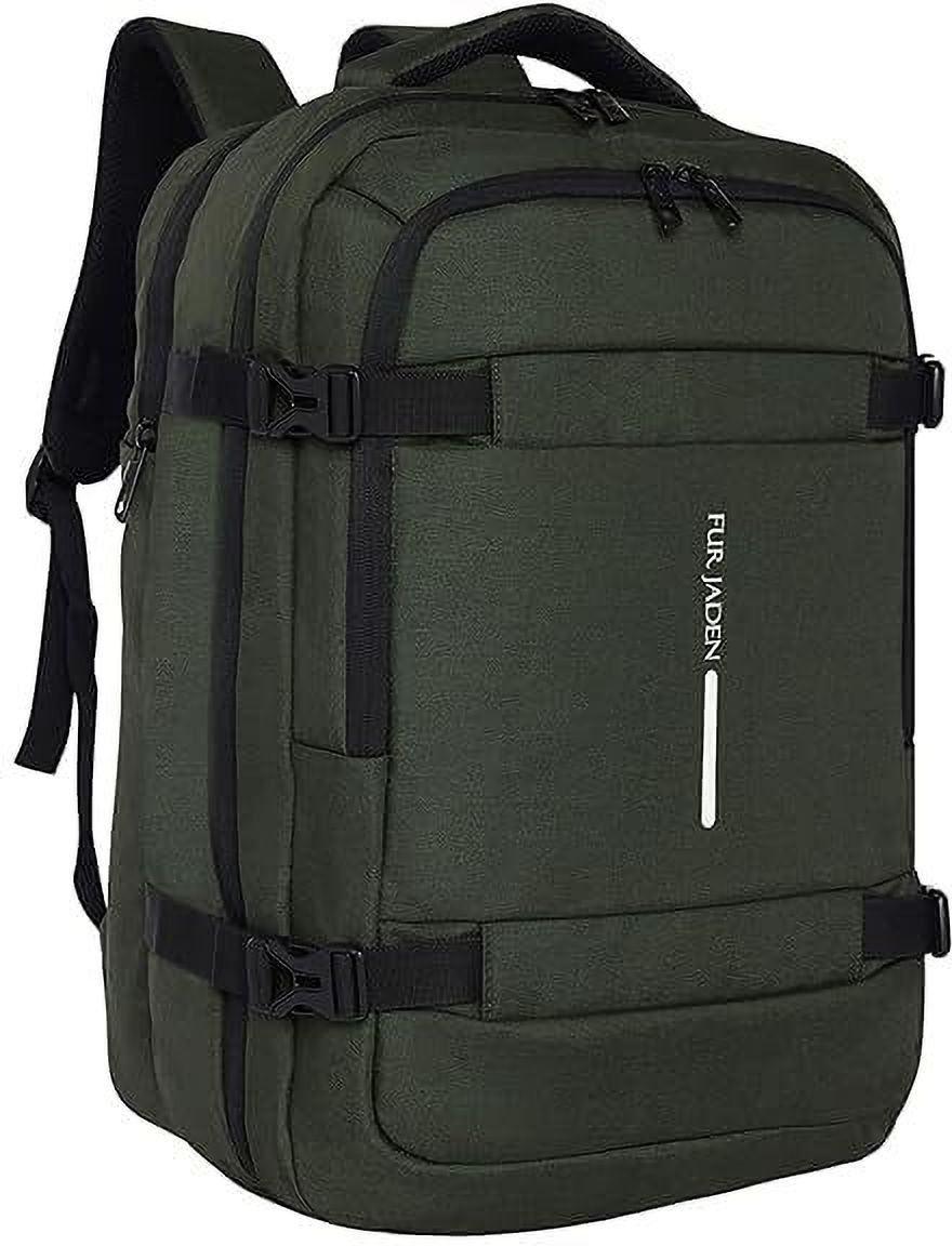 Large 38 L Laptop Backpack Travel Weekender 3 Compartment Bag with 15.6 Inch Laptop Compartment-image-1