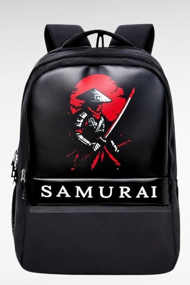 lucky craft Large 35 L Laptop Backpack Samurai Design Backpack for Boys | Laptop School College Travel Bag-picture-41