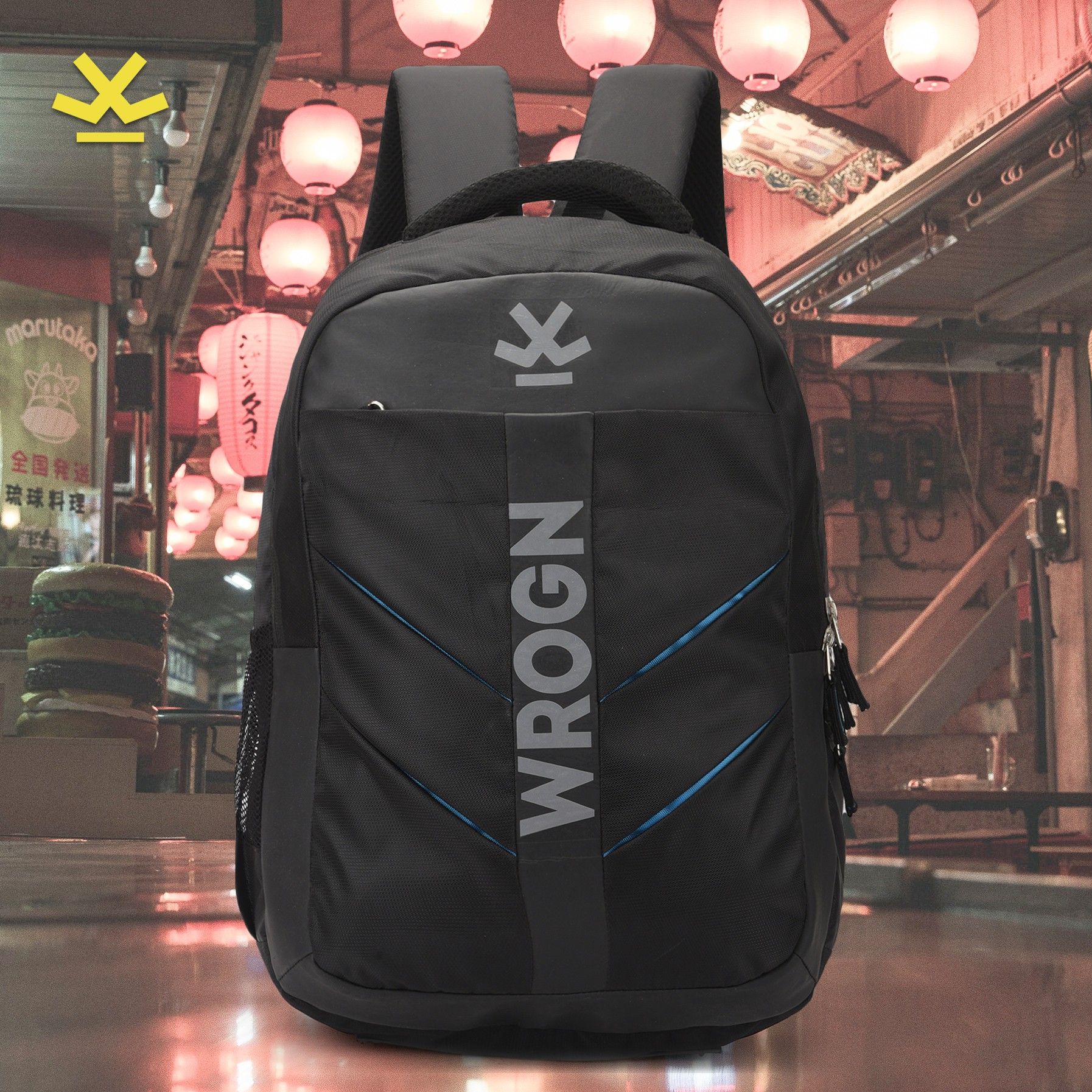 wrogn Large 35 L Laptop Backpack Unisex Sparton Casual backpack with rain cover and reflective strip-picture-22