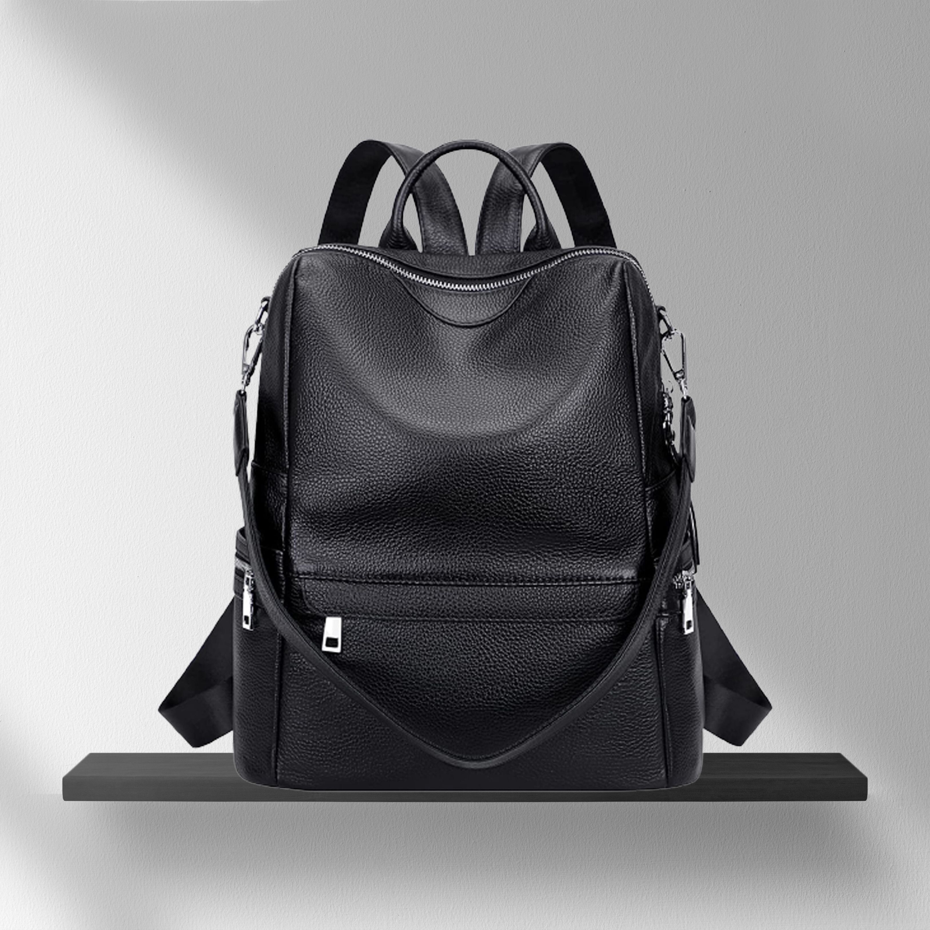 Medium 24 L Backpack Women's Fashion Backpack Purses Multipurpose Design Handbags and Shoulder Bag-image-5