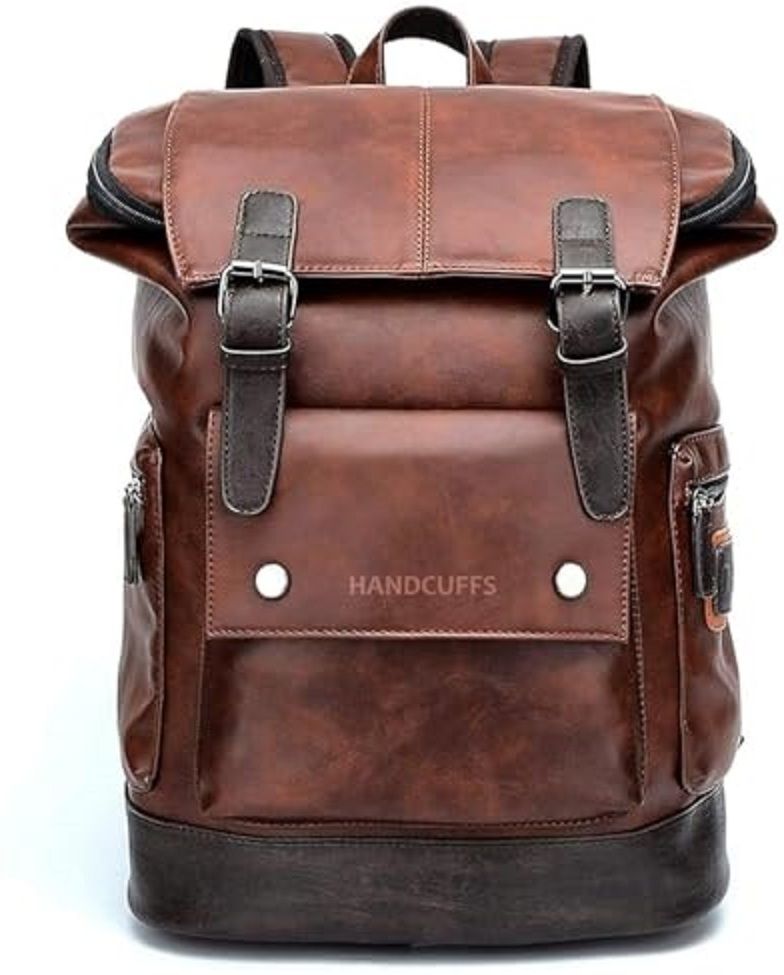 handcuffs Small 20 L Backpack Backpacks Vegan Leather Casual Backpack Multipurpose-picture-19