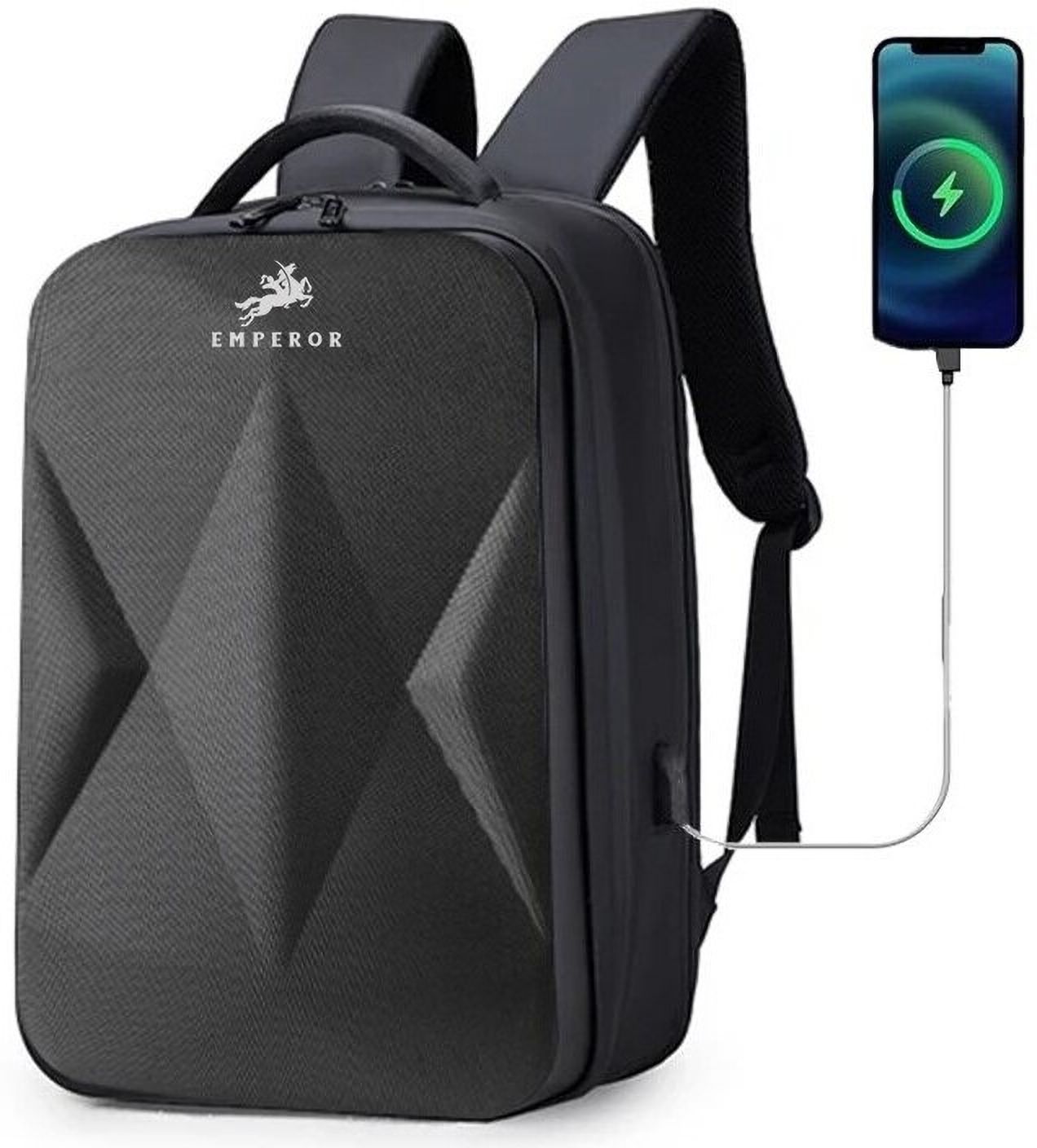 Large 32 L Backpack Exclusive Harshell Premium Quality with USB charging Port for men and women-image-39