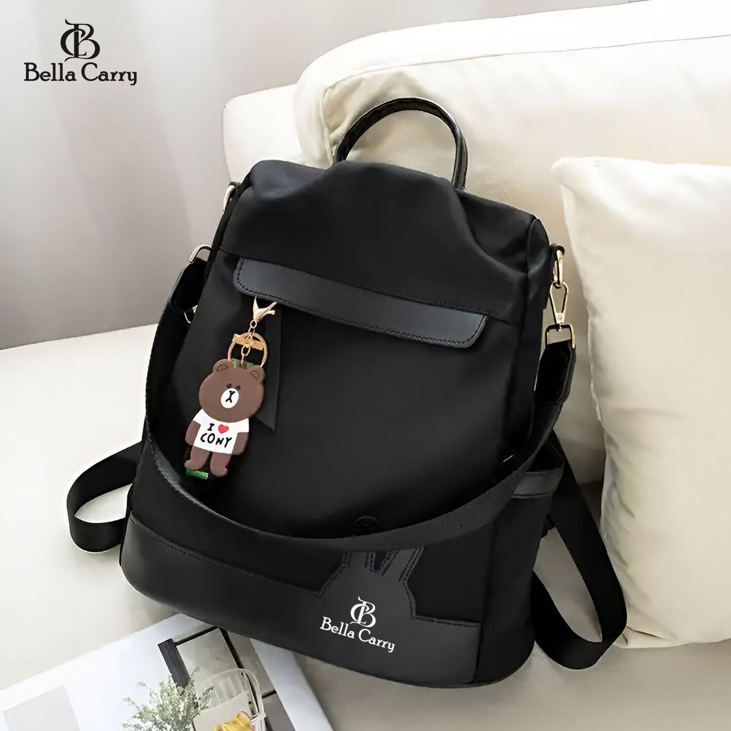 bella carry Medium 25 L Backpack Backpack for Women Bag,Oxford Cloth Travel Daypack Zipper Bags-picture-13