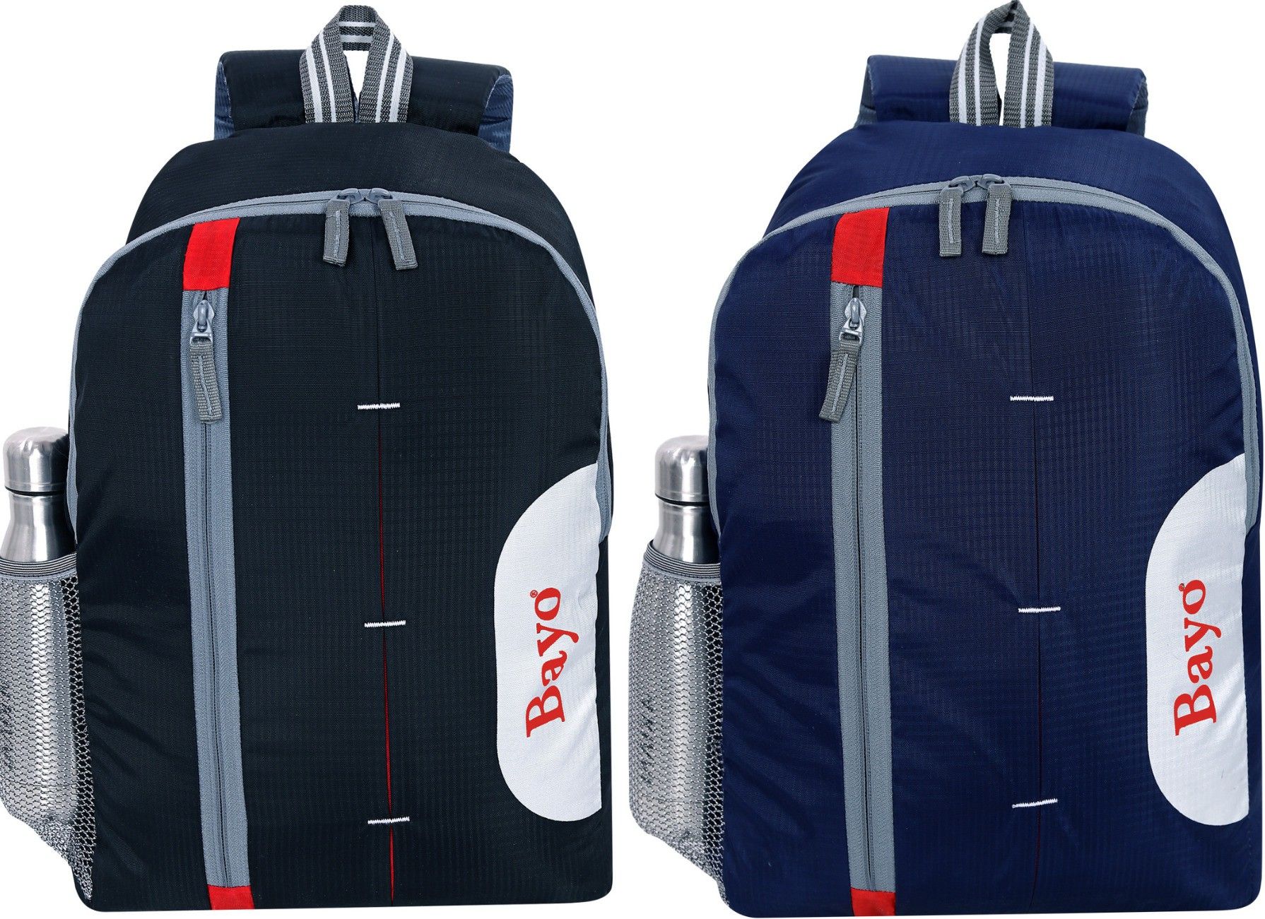 Medium 25 L Laptop Backpack Black & Navy Blue 2 pc combo For School Collage Office Tuition & Picnic Backpack-image-23