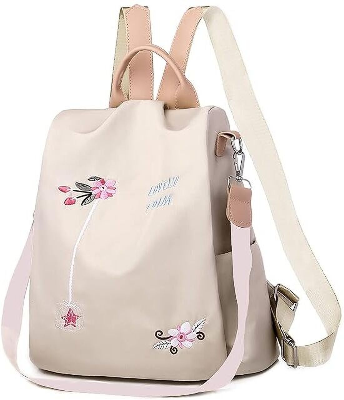 Small 20 L Laptop Backpack Women's Fashion Backpack Purses Multipurpose Design Handbags and Shoulder Bag-image-7