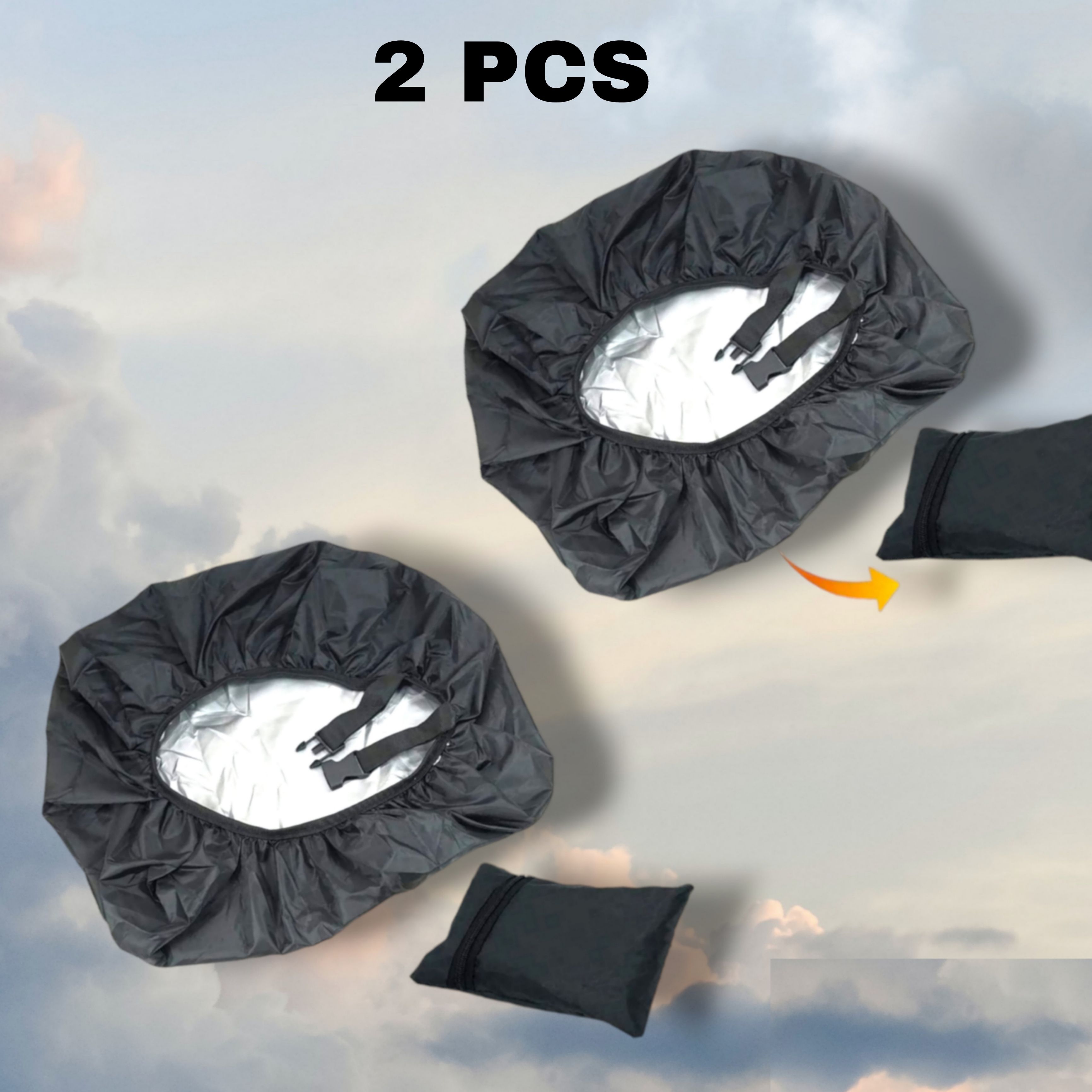DK Creation cod:189 Rain Cover_Backpack Waterproof Laptop _Luggage _School _Bag Cover2 psc) Waterproof Laptop Bag Cover, School Bag Cover-image-47