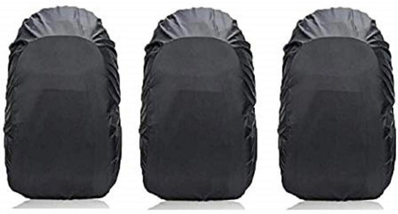 Swanita Swar bag pack of 3 Waterproof, Dust Proof School Bag Cover, Laptop Bag Cover, Luggage Bag Cover, Trekking Bag Cover