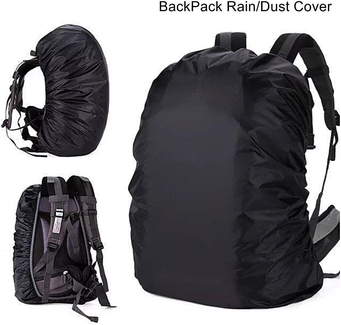 BBD Kitchen Shop Rain Cover with Zipper pouch for wet cover Waterproof Dust Proof Waterproof Laptop Bag Cover, School Bag Cover, Trekking Bag Cover, Luggage Bag Cover-image-13