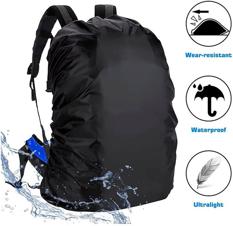 Xelcis High Performance Rain Cover for Hiking Bags and Travel Backpacks Waterproof Laptop Bag Cover, Trekking Bag Cover, School Bag Cover-image-48