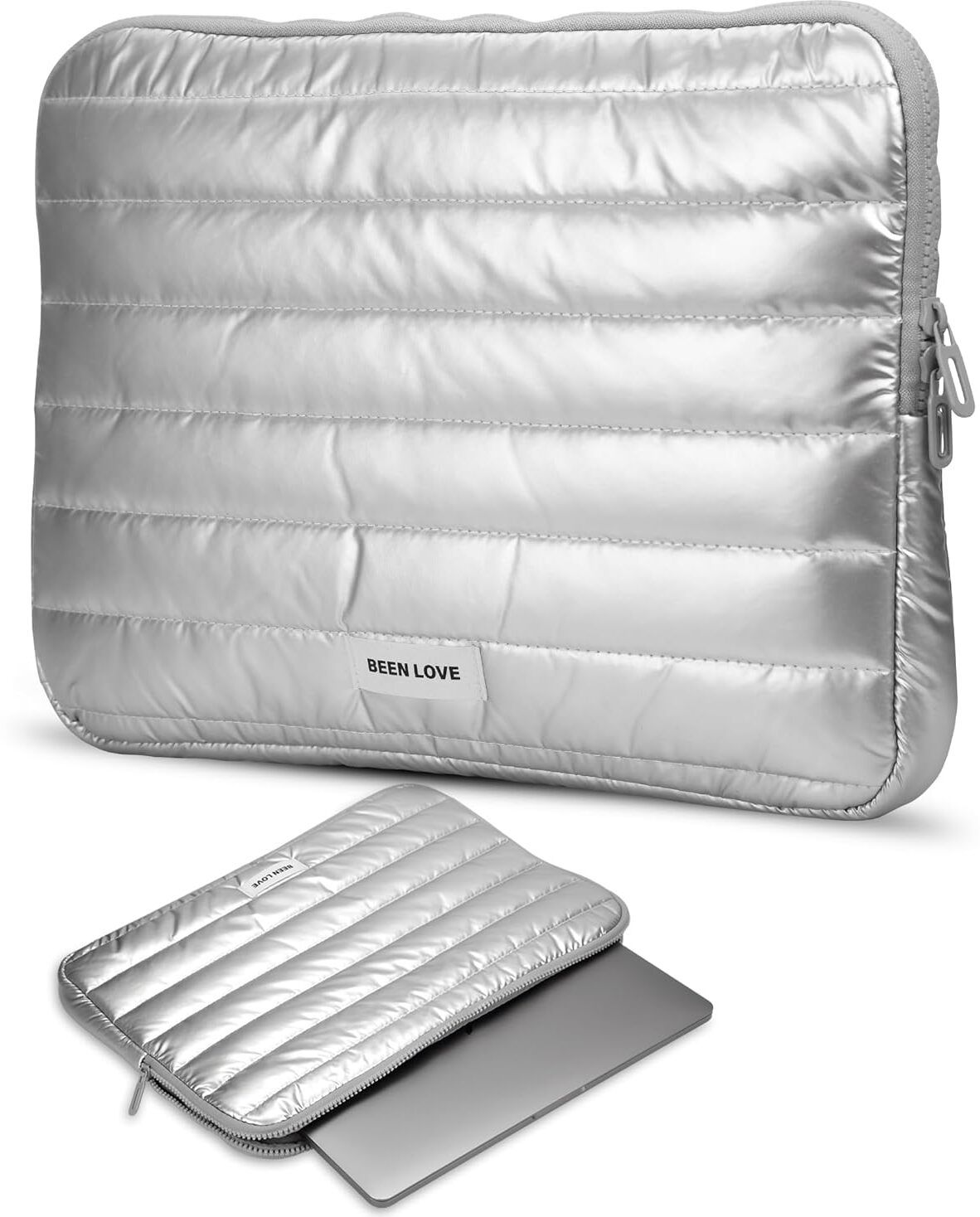 RISHAV HANDICRAFTS Medium Portable Sleeve, Puffy Laptop Sleeve Waterproof Laptop Bag Cover-image-20