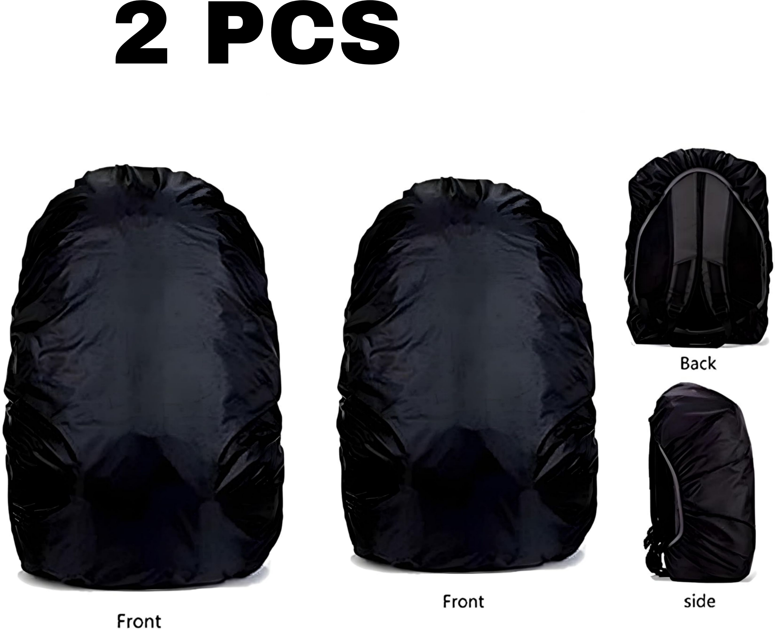 D8211K Backpack Waterproof Rain bag Cover Laptop _Luggage _School _Bag Cover 2pcs Waterproof Laptop Bag Cover, School Bag Cover-image-0
