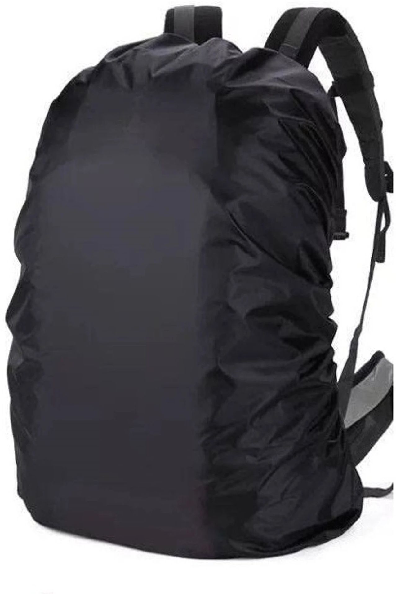 Fendo Polyester35 LTR Black Rain Cover with Casual, Laptop Bag Cover, School Bag Cover Dust Proof, Waterproof Laptop Bag Cover, Luggage Bag Cover, School Bag Cover-picture-13