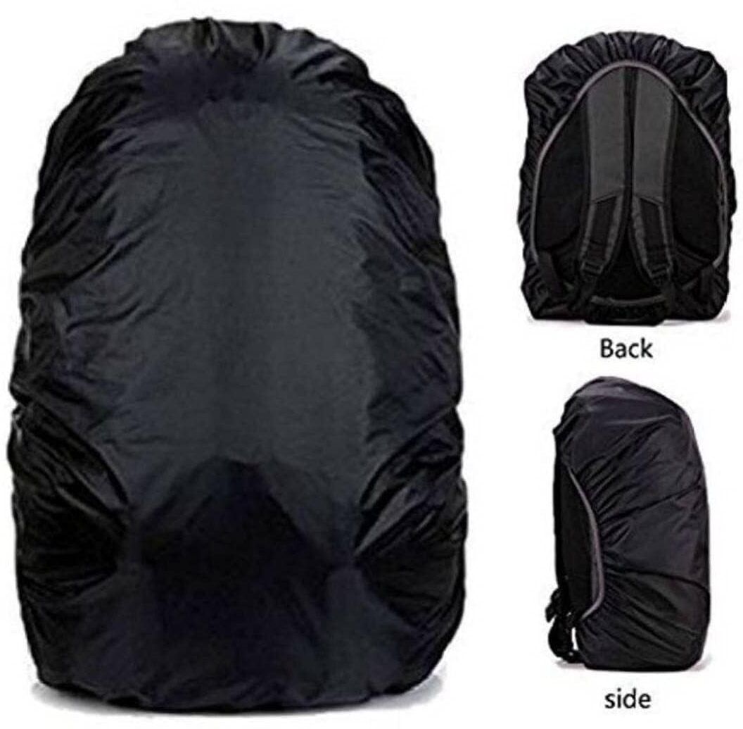 Krups Rain & Dust Cover for Backpack (Black)Rain & Dust Cover for Backpack (Black) Waterproof School Bag Cover, Laptop Bag Cover, Trekking Bag Cover-image-14