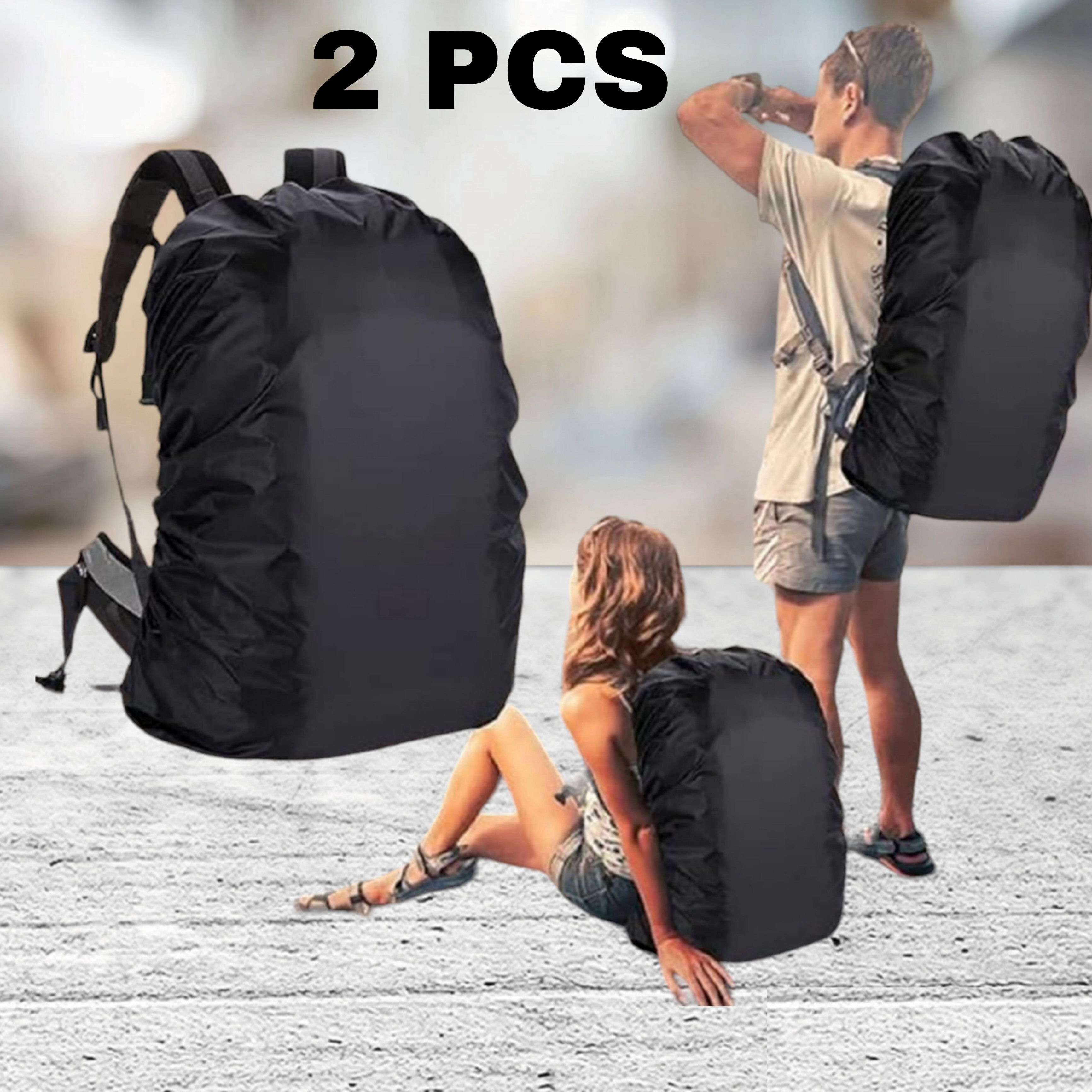 PREVAILER cod:138 Rain Cover_Backpack Waterproof Laptop _Luggage _School _Bag Cover2 psc) Waterproof Laptop Bag Cover, School Bag Cover-image-37