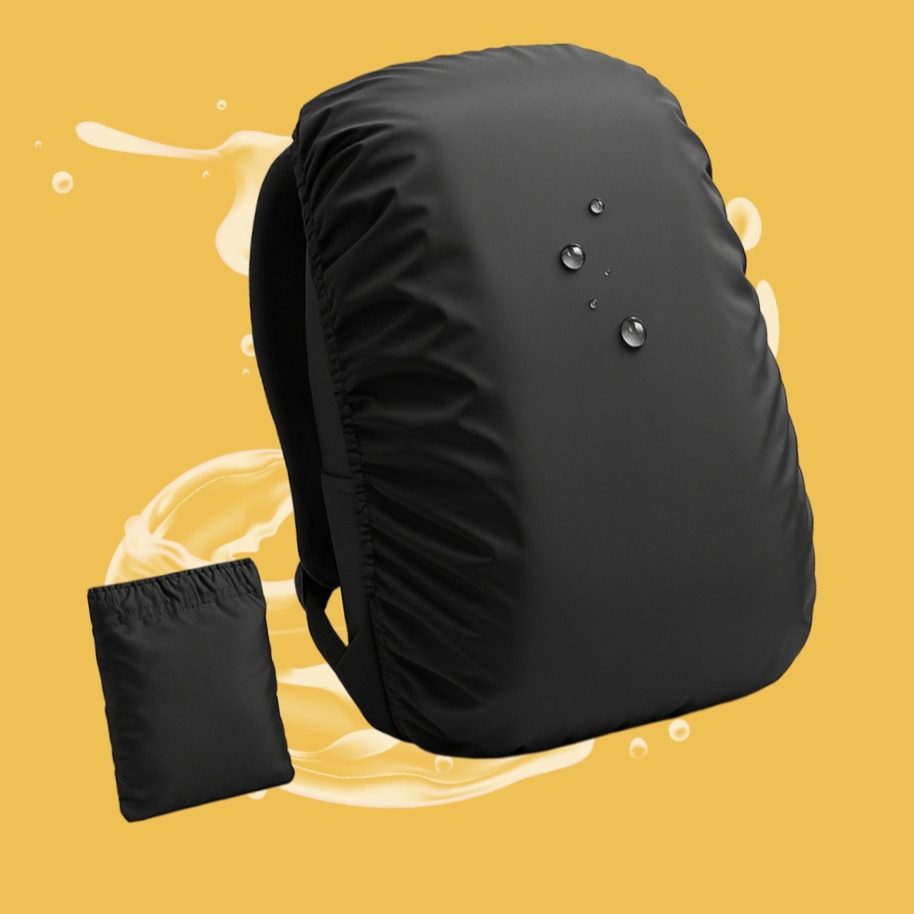 ILTEZA raincover no.1 Universal Waterproof Backpack Rain Cover Waterproof, Dust Proof School Bag Cover, Luggage Bag Cover, Laptop Bag Cover-image-22